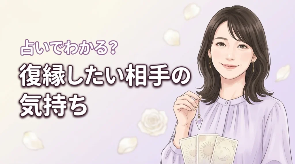 復縁できるか不安…相手の気持ちを占いで読み解く方法と注意点を分かりやすく解説