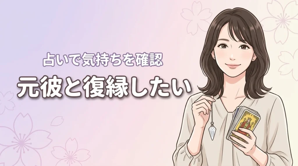 元彼と復縁できる？占いで相手の本音を知って今の不安を解消するヒントを得よう