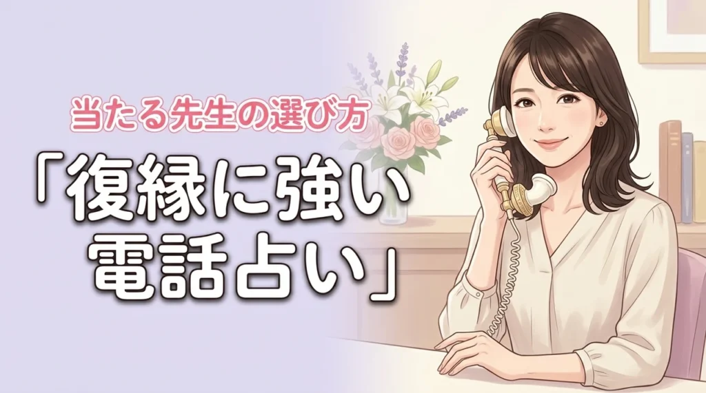 電話占いで復縁に強い当たる先生10選！プロが教える失敗しない選び方のコツ