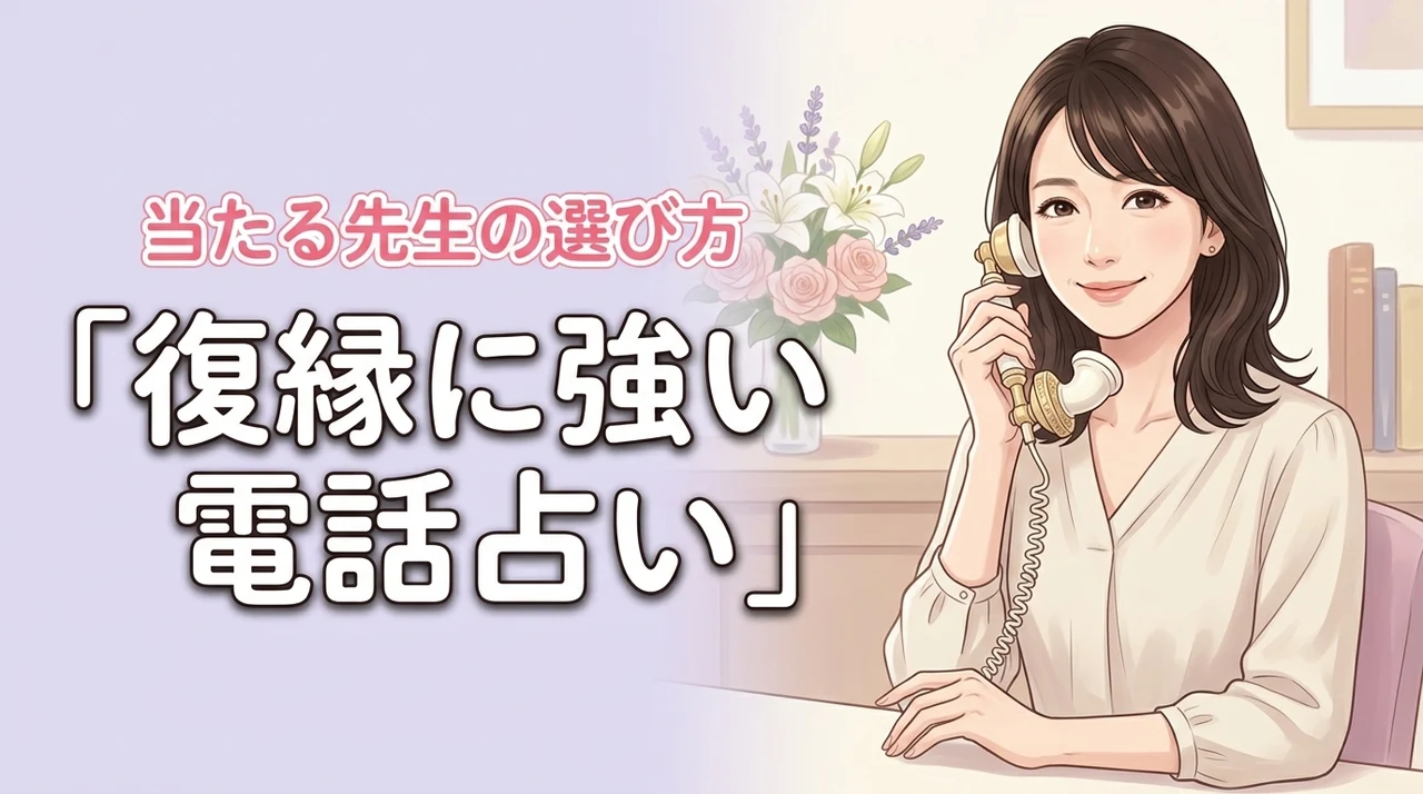 電話占いで復縁に強い当たる先生10選！プロが教える失敗しない選び方のコツ