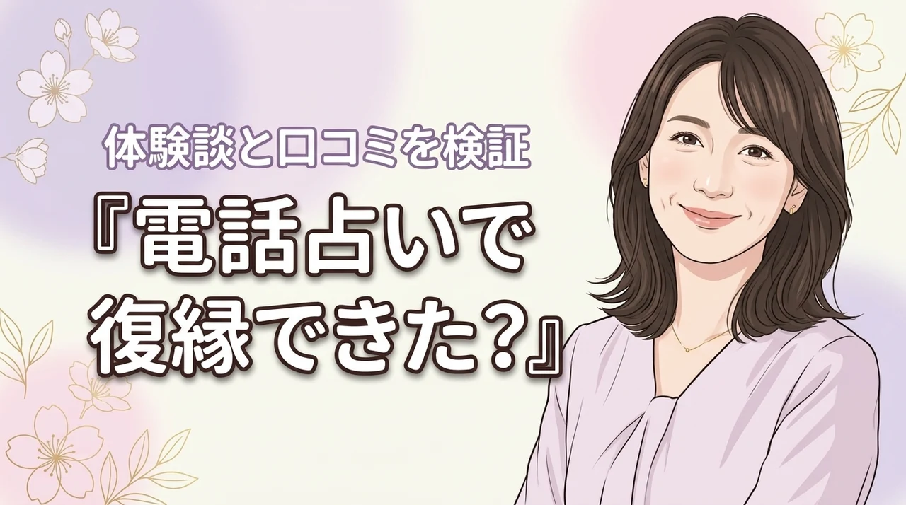 電話占いで復縁できたって本当？成功者の口コミと失敗しない占い師の選び方を解説