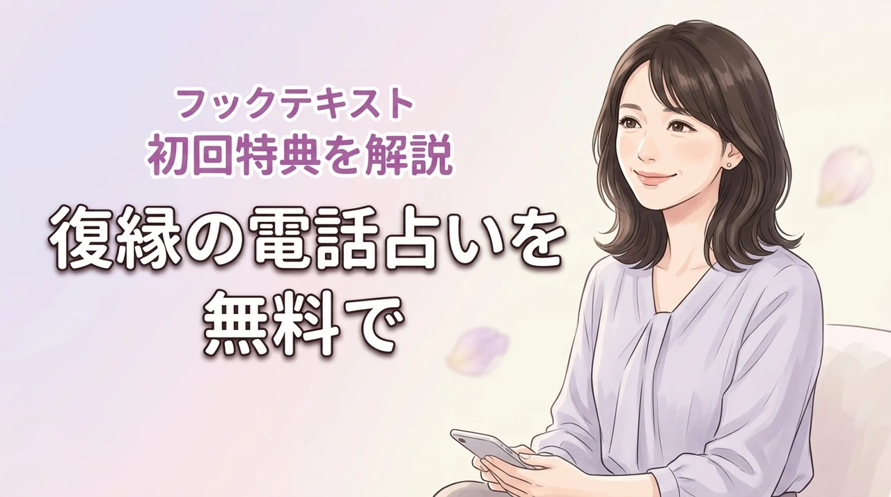 復縁の電話占いを無料で！おすすめ7選と失敗しない占い師の選び方4つ