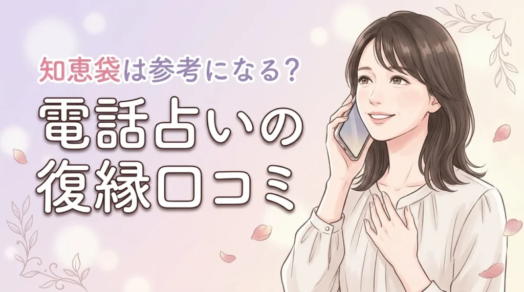 電話占いで復縁した知恵袋の体験談は本当？信憑性を見極める5つのポイント