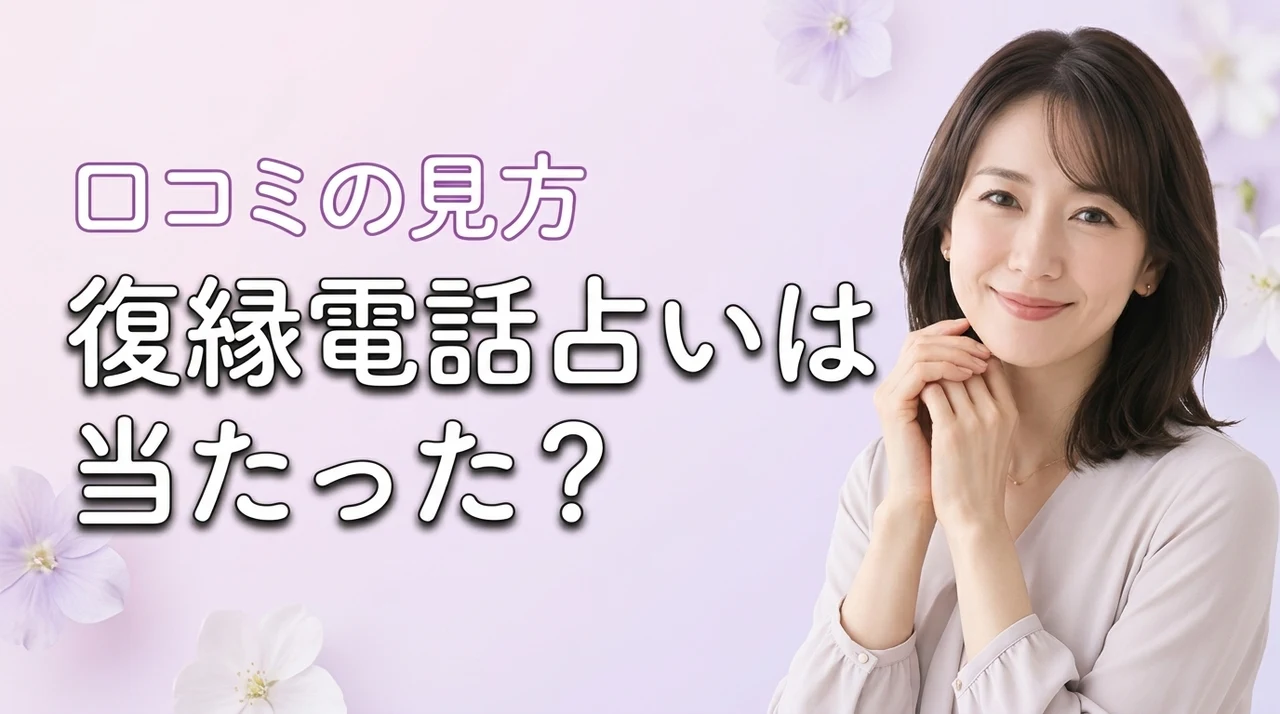 【厳選】電話占いで復縁が当たった占い師5選!悪い口コミや注意点も解説
