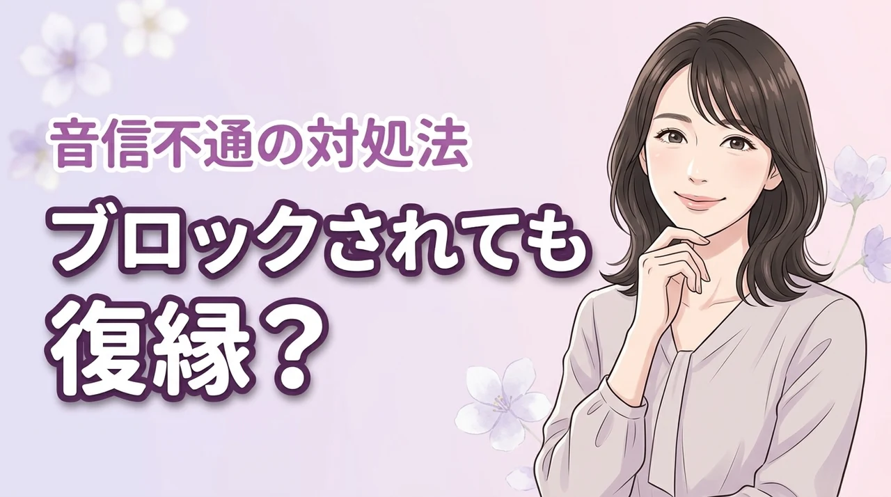 元彼と音信不通でブロックされても復縁できる？連絡を絶つ心理と冷却期間の過ごし方