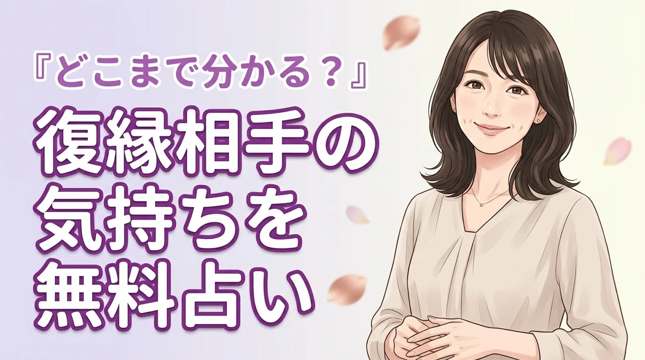 復縁したい相手の気持ちを無料占いで診断!おすすめ5選と後悔しないための注意点