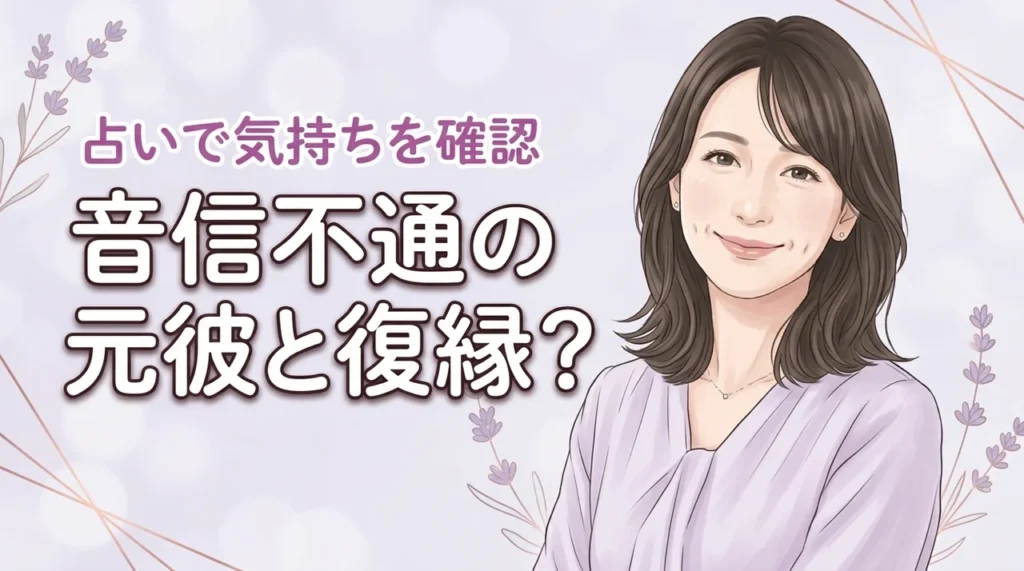 【元彼の本音】音信不通でも復縁の可能性はある？占いを活用して現状を打破する方法