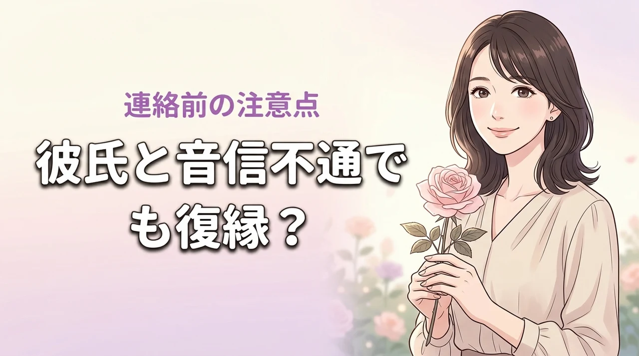 彼氏が音信不通でも復縁できる？心理と正しい接し方4選や諦めるサインを解説