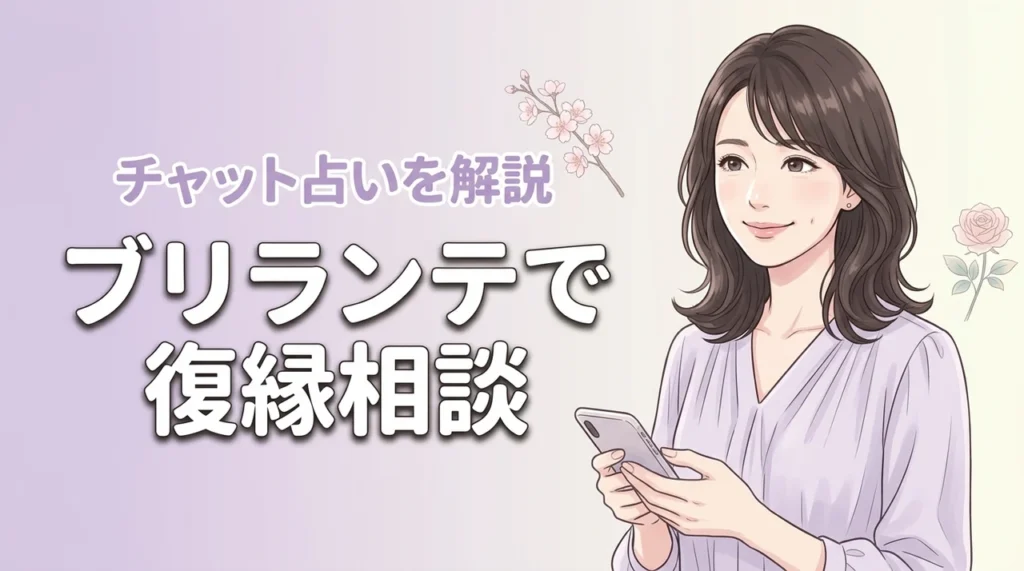 チャット占いブリランテの復縁相談は当たる？電話が苦手な人でも大丈夫な理由