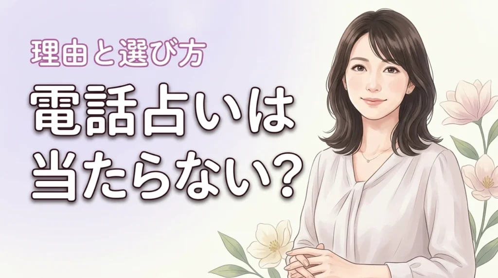 復縁の電話占いが当たらない5つの理由とは？実績のあるサイト選びも解説
