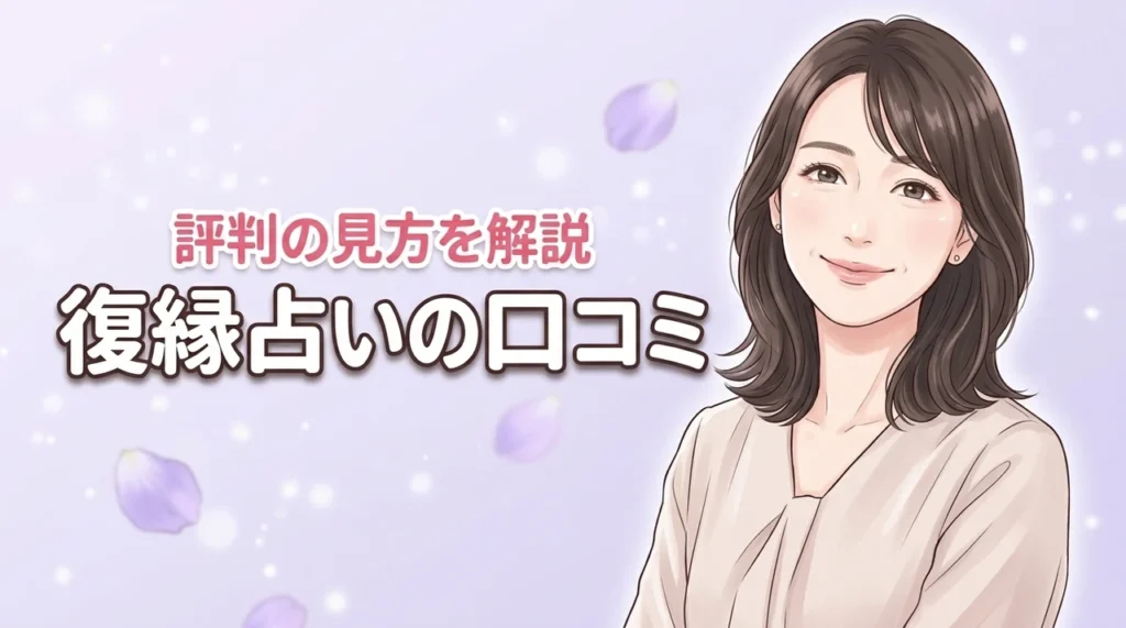 復縁占いの口コミは本当に当たる？失敗しないサイト選びとメリットを徹底検証