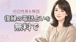 復縁の電話占いを無料で試せるおすすめ10選！初回特典の仕組みや選び方を徹底公開（記事のアイキャッチ画像）