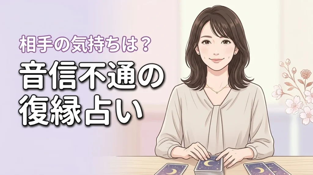 音信不通の元彼と復縁したいあなたへ！占いで相手の心理や連絡の時期を紐解く（記事のアイキャッチ画像）